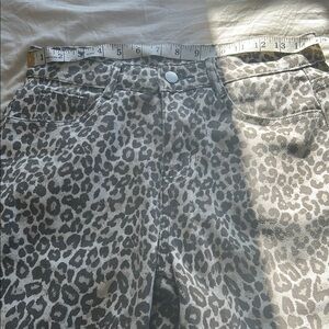 Size small leopard print jean